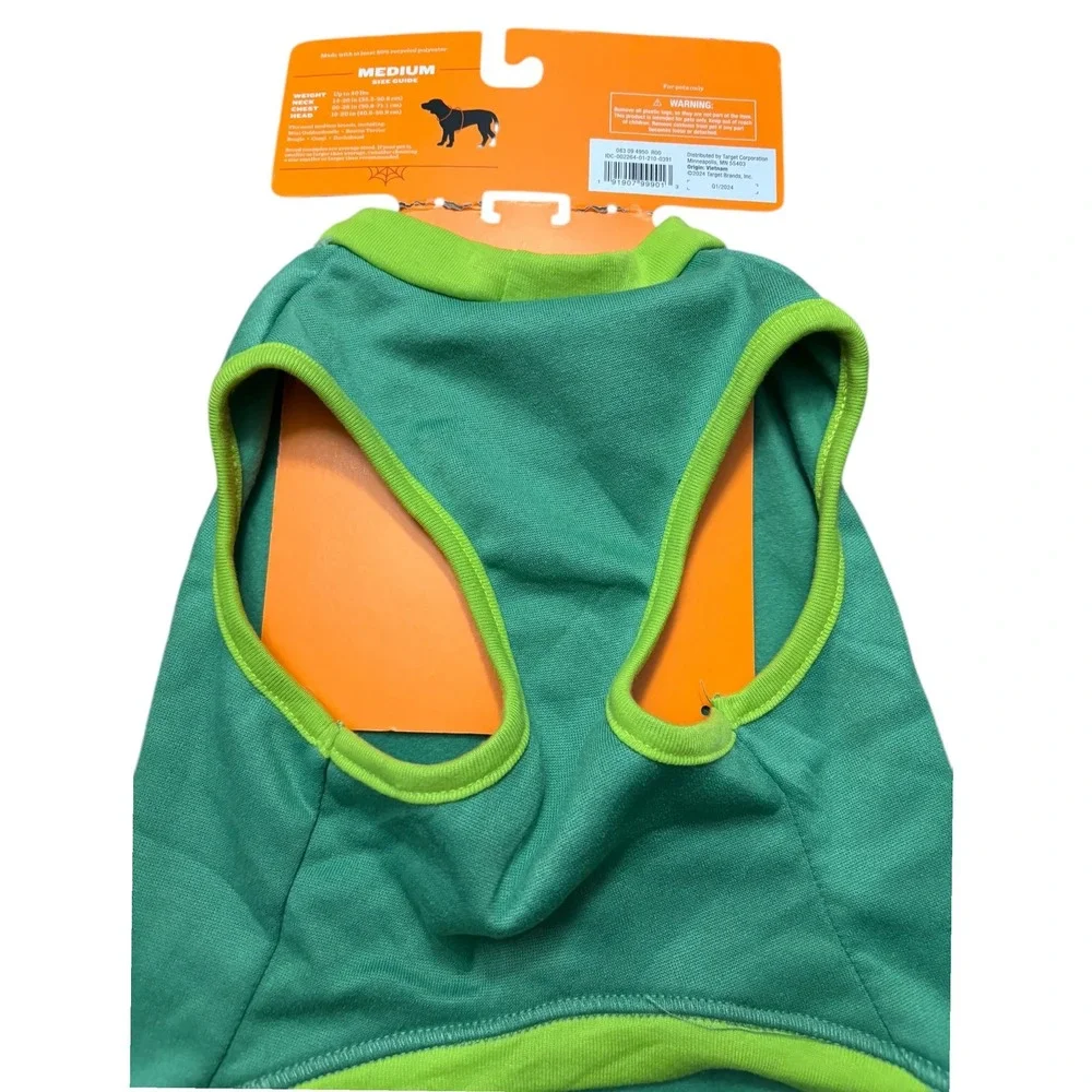 Hyde and Eek! Boutique‎ Medium Dog Halloween Pumpkin Sweatshirt Costume NEW
